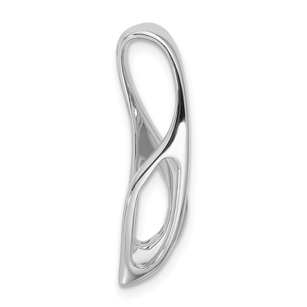 14k White Gold Peg Set Slide Mounting