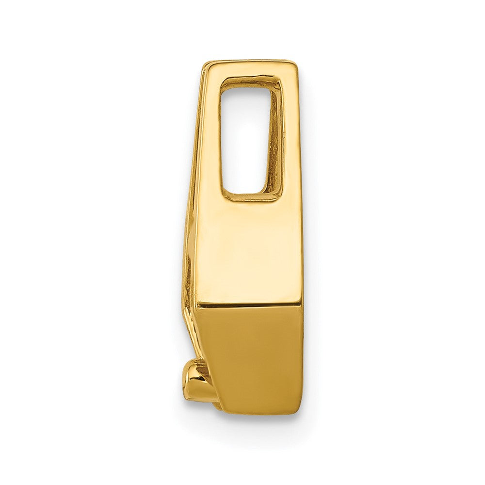 14k Holds 5.75mm Stone, Slide Mounting