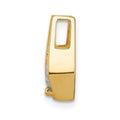 14k Holds 5.25mm Stone, Chain Slide Mounting