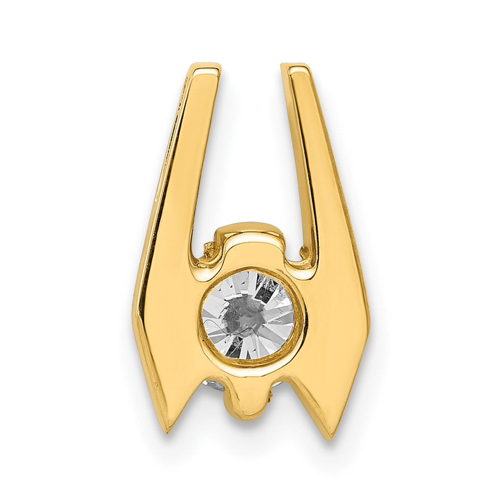 14k 5.25mm VS Diamond Slide