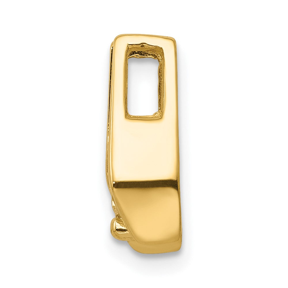 14k 4.75mm A Diamond Slide