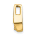 14k 4.75mm AA Diamond Slide