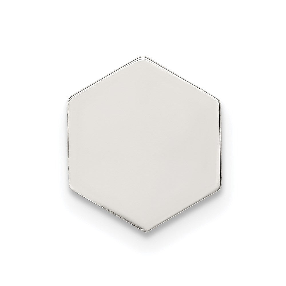 Sterling Silver Rhod-plt Non-enameled Attachable Emblem Medical Charm