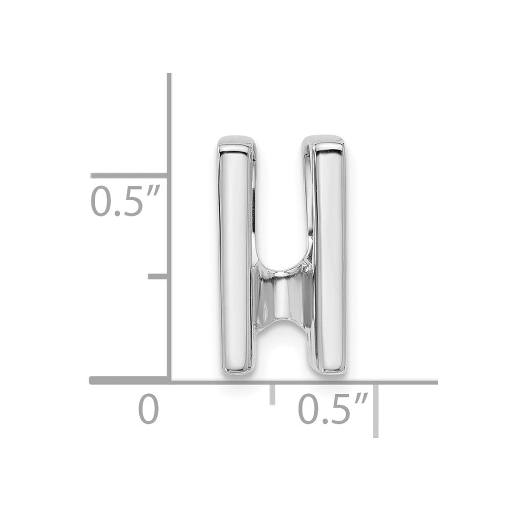 14k White Gold Holds 4.1mm Stone, Slide Mounting