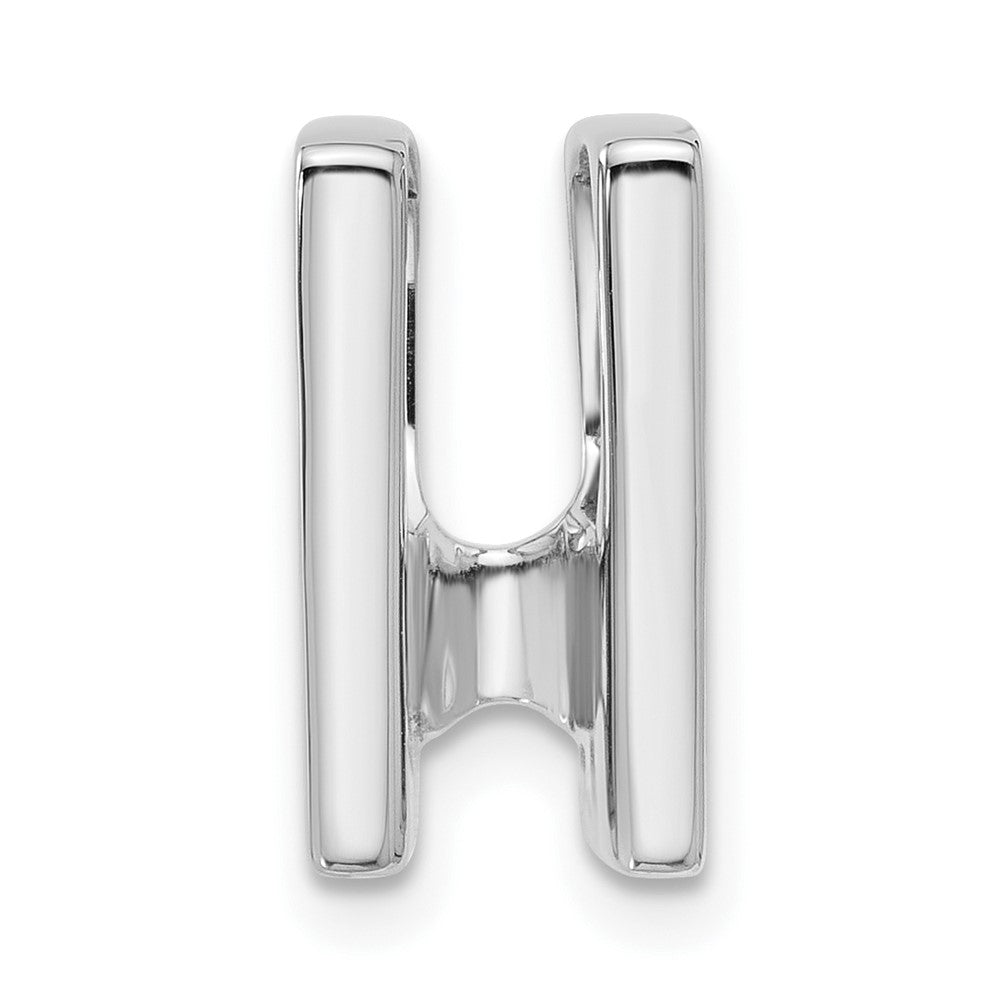 14k White Gold Holds 4.1mm Stone, Slide Mounting