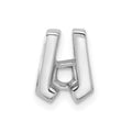 14k White Gold Holds 3.75mm Stone, Slide Mounting