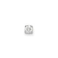 14k White Gold AA Quality Complete Diamond Stud Earring