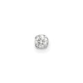 14k White Gold AA Quality Complete Diamond Stud Earring