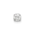 14k White Gold AA Quality Complete Diamond Stud Earring
