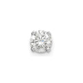 14k White Gold AA Quality Complete Diamond Stud Earring