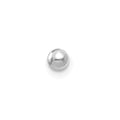 Single 14k White Gold Polished 3mm Ball Post Earring