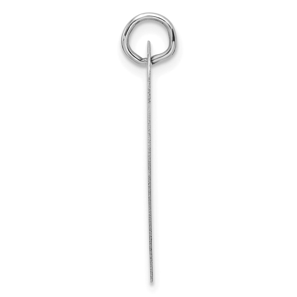 14k White Gold Large Engravable Heart