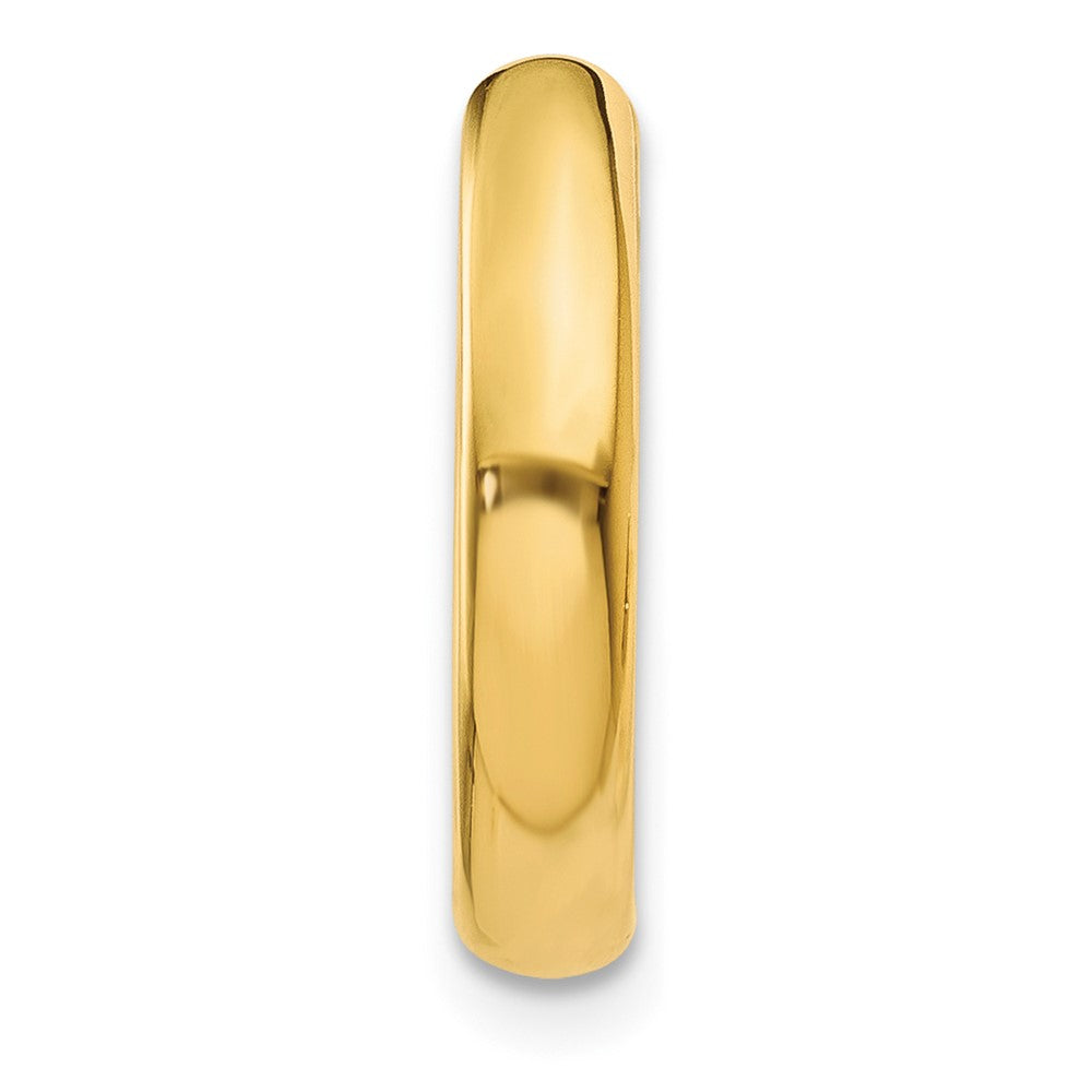 Single 14k Round Hinged Hoop Earring