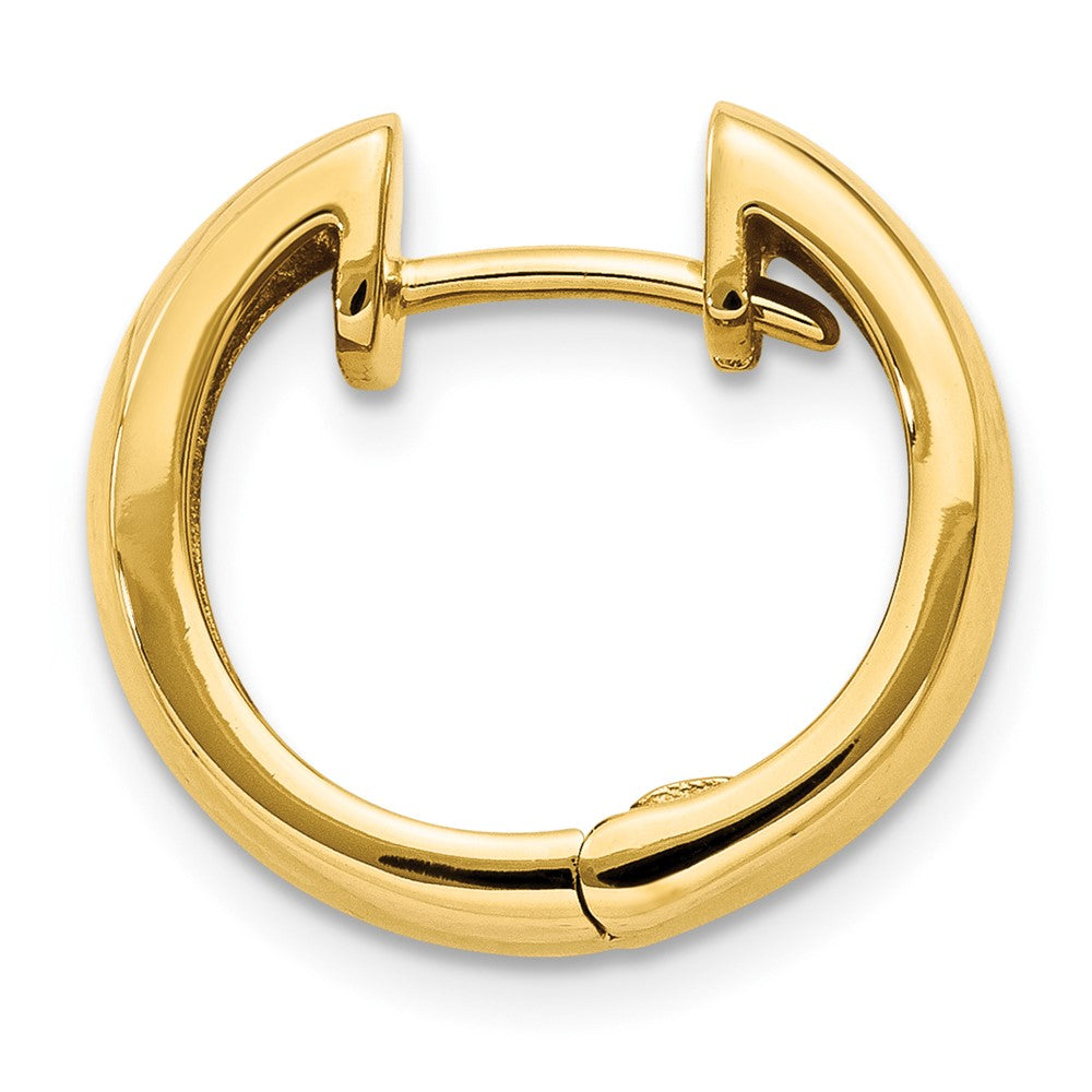 Single 14k Round Hinged Hoop Earring