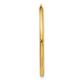 Single 14k 1.5mm Polished Round Endless Hoop Earring