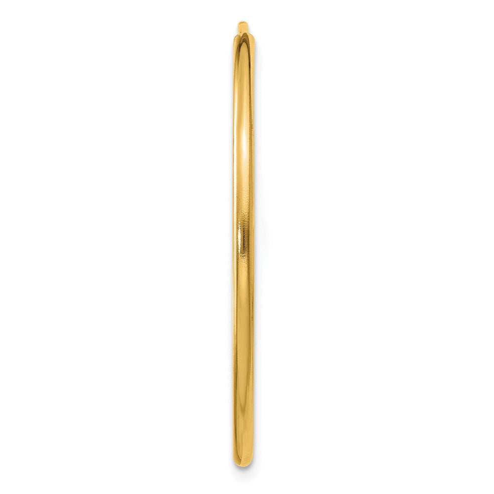 Single 14k 1.5mm Polished Round Endless Hoop Earring
