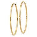 14k 1.20mm Endless Hoop Earring