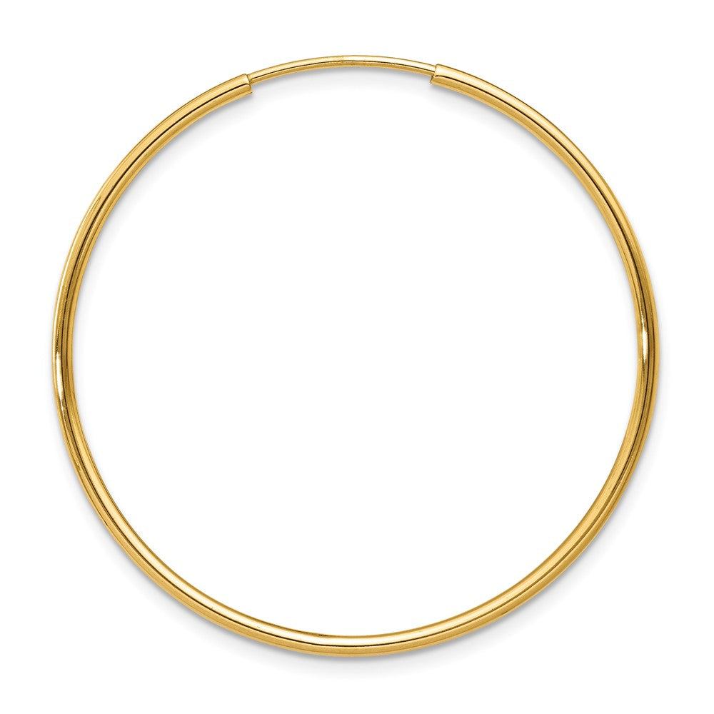 Single 14k 1.20mm Endless Hoop Earring