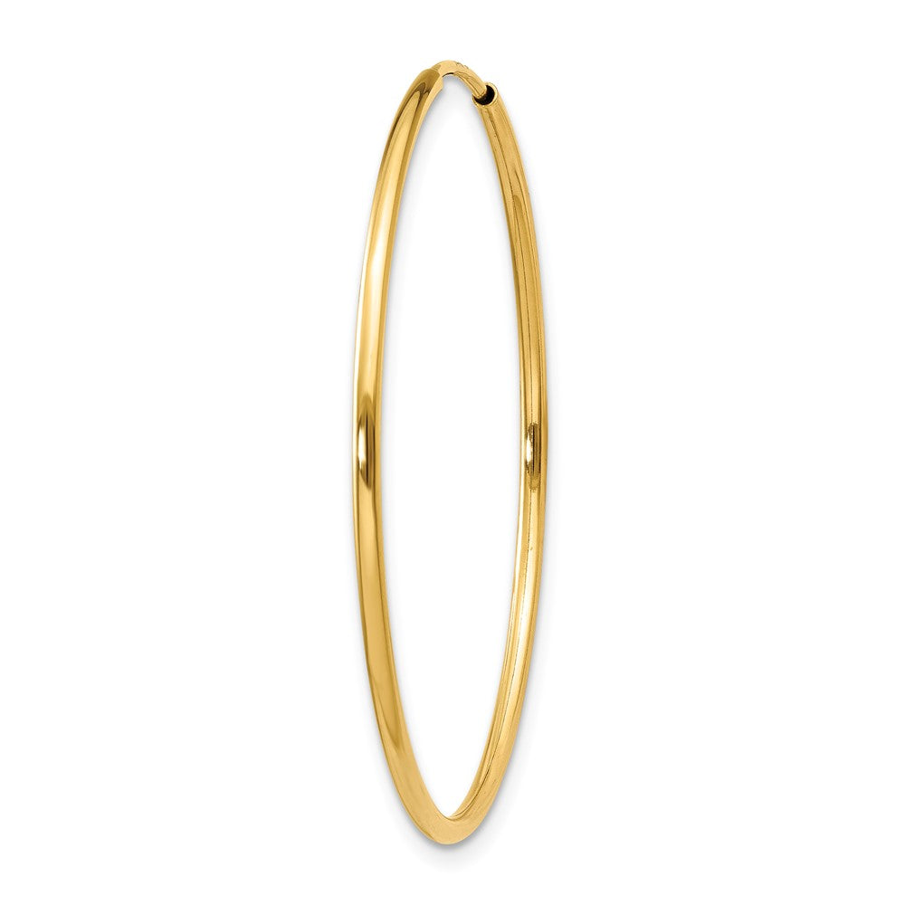 Single 14k 1.20mm Endless Hoop Earring