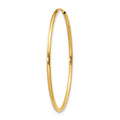 Single 14k 1.20mm Endless Hoop Earring
