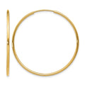 14k 1.20mm Endless Hoop Earring