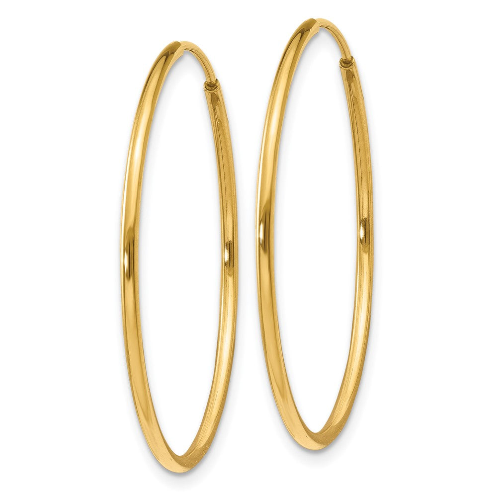 14k 1.20mm Endless Hoop Earring