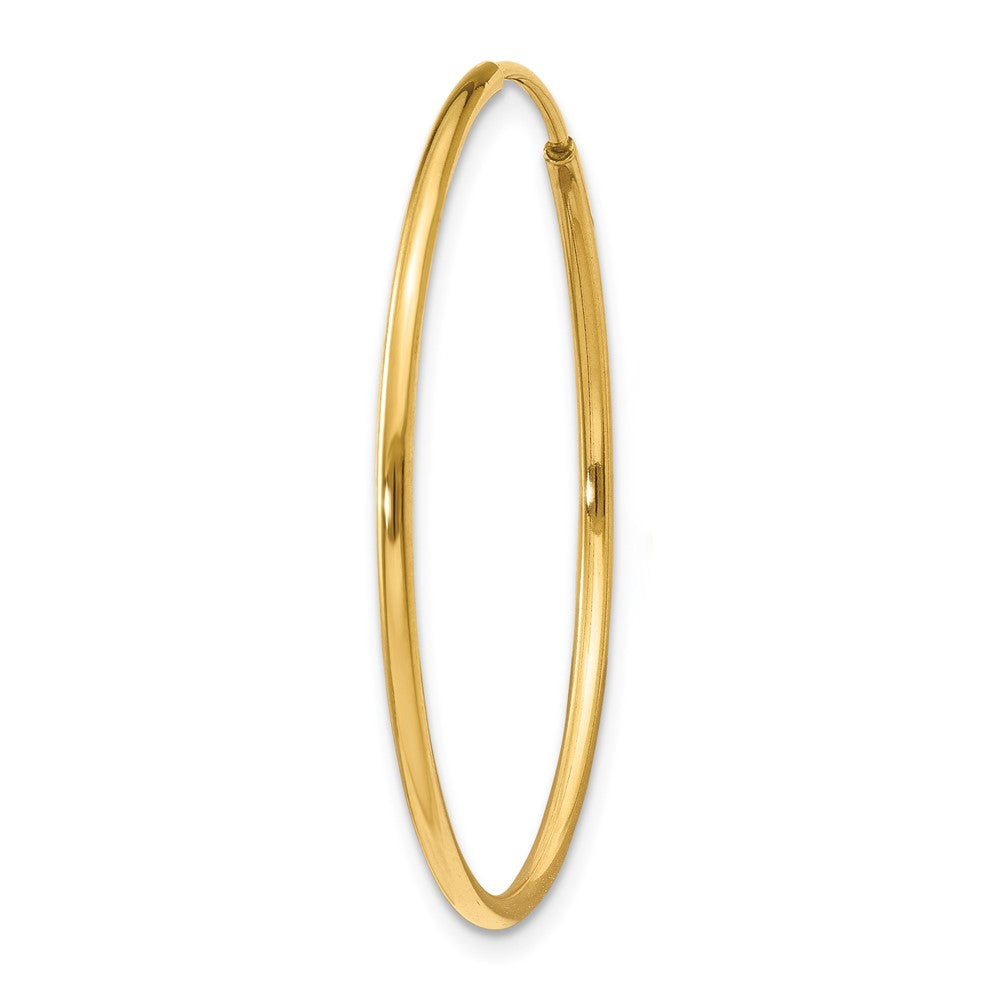 Single 14k 1.20mm Endless Hoop Earring