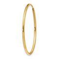 Single 14k 1.20mm Endless Hoop Earring