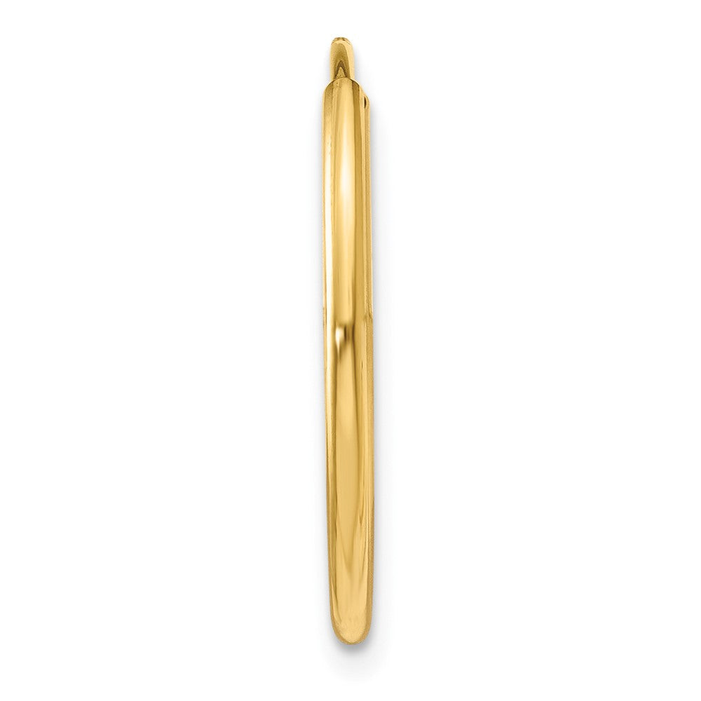 Single 14k 1.20mm Endless Hoop Earring