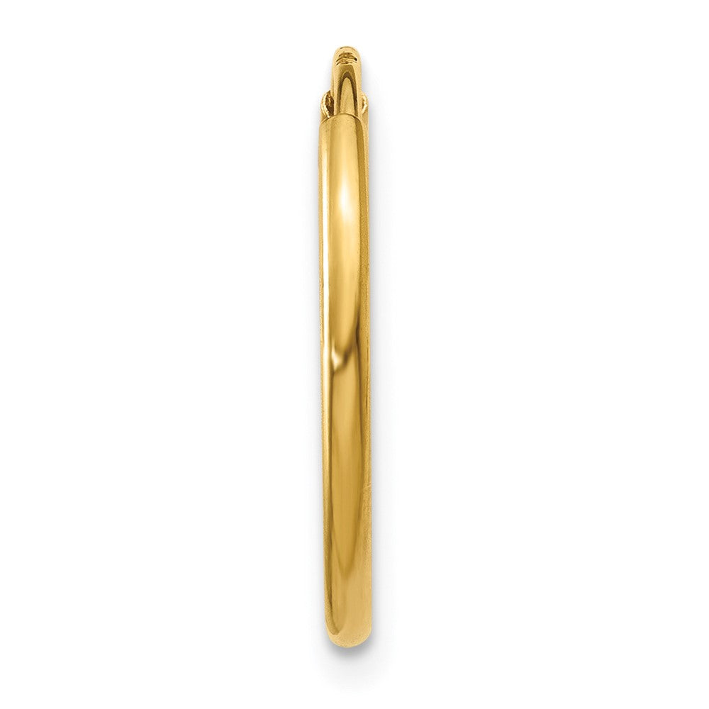 Single 14k 1.20mm Endless Hoop Earring