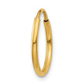 Single 14k 1.20mm Endless Hoop Earring