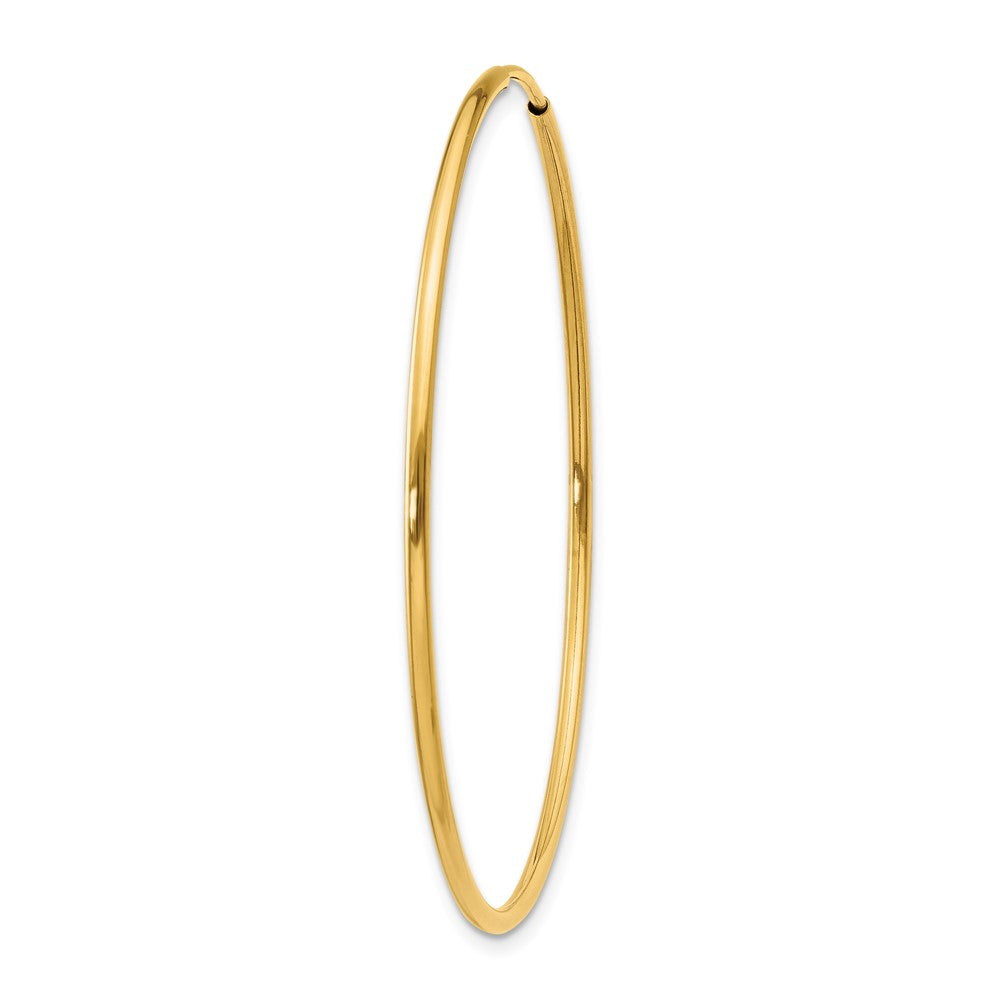 Single 14k 1.20mm Endless Hoop Earring