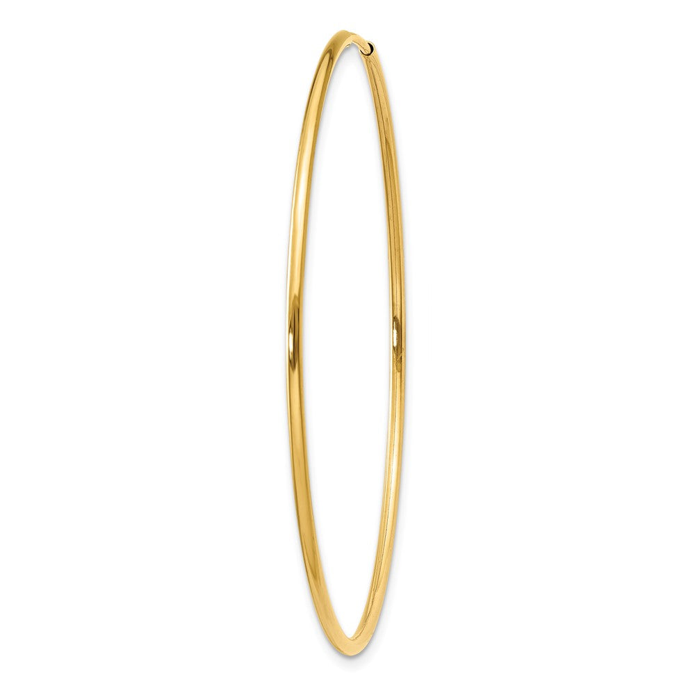 Single 14k 1.20mm Endless Hoop Earring