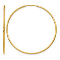 14k 1.20mm Endless Hoop Earring
