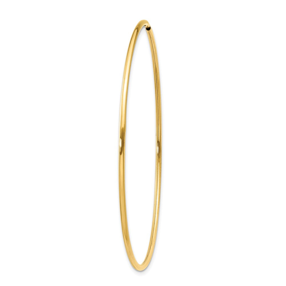 Single 14k 1.25mm Endless Hoop Earring