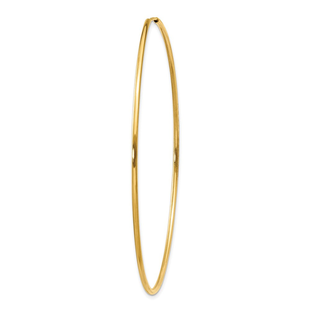 Single 14k 1.20mm Endless Hoop Earring