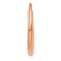 Single 14k Rose Gold 1.20mm Polished Endless Hoop Earring