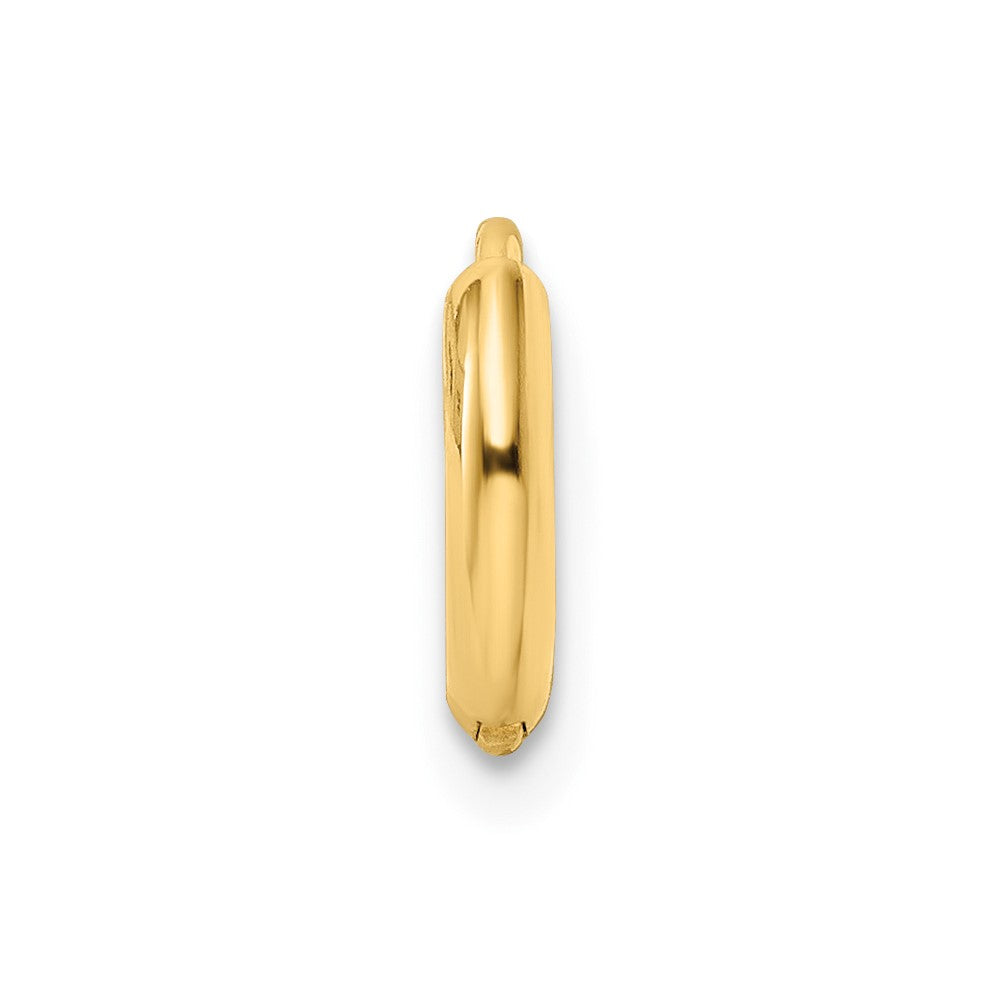 Single 14k Polished Hinged Hoop Earring