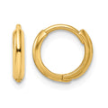 14k Polished Hinged Hoop Earrings