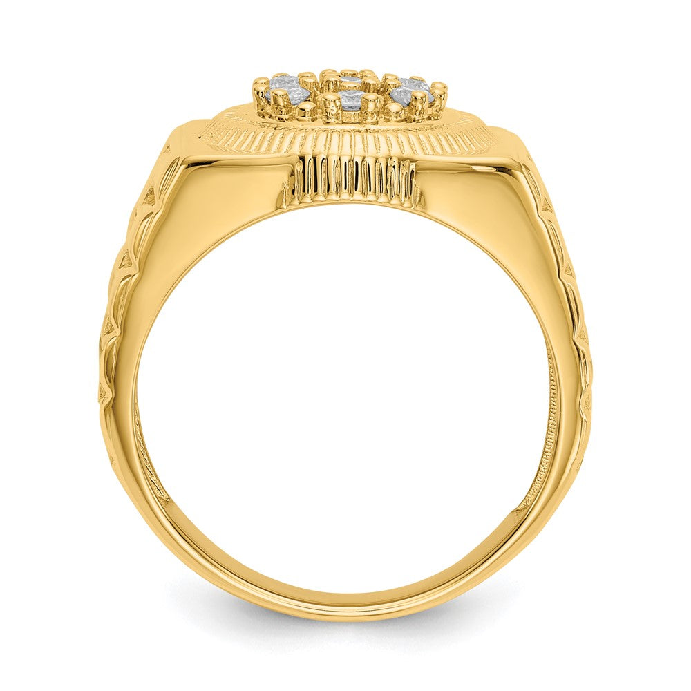 14k VS Diamond men's ring