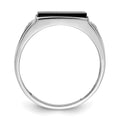 14k White Gold VS Diamond men's ring