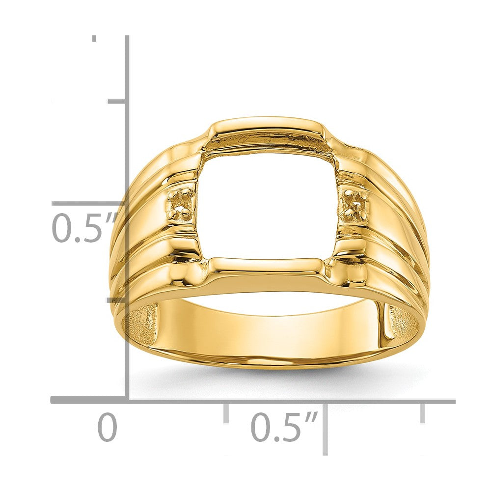 14k Men's ring mounting