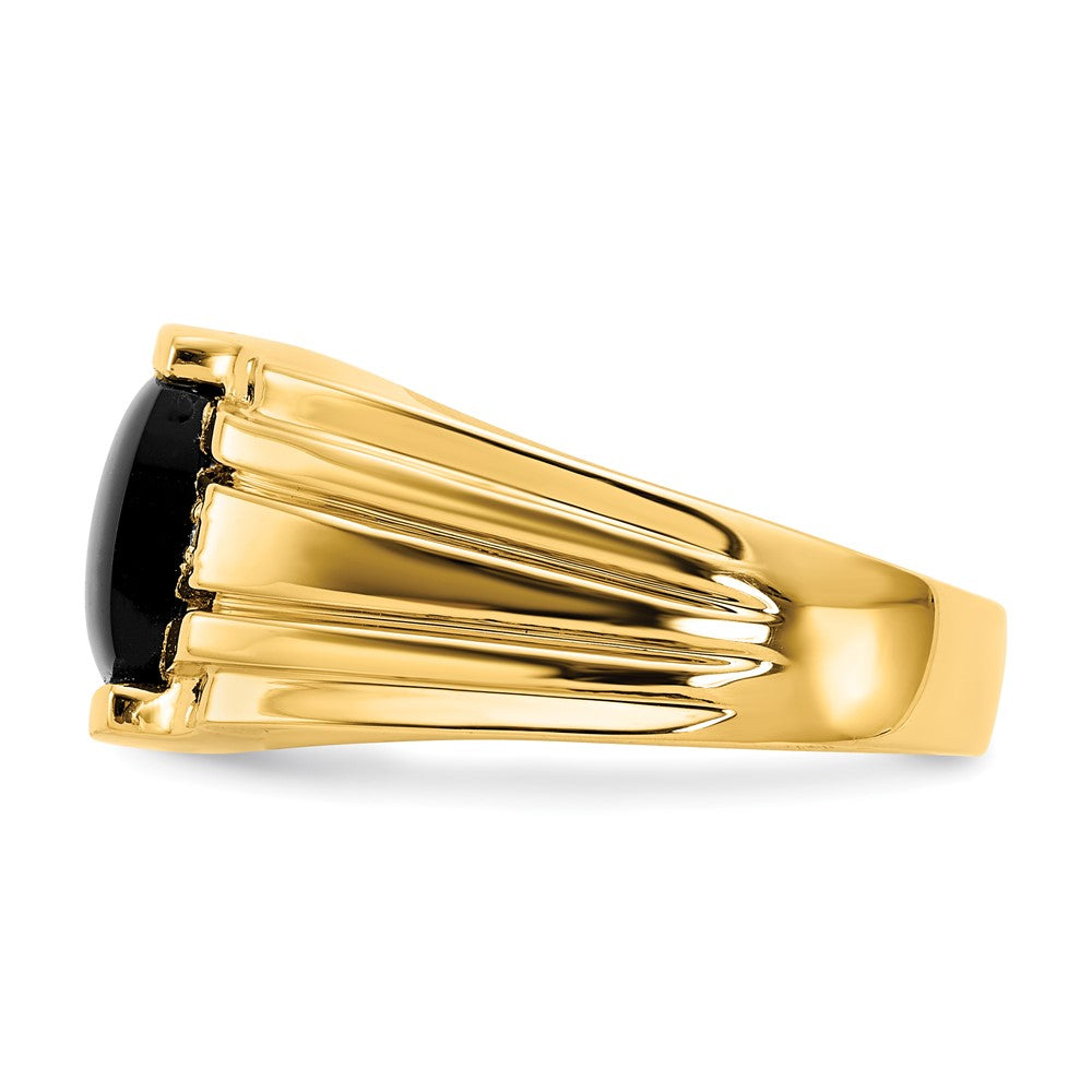 14k AA Diamond men's ring