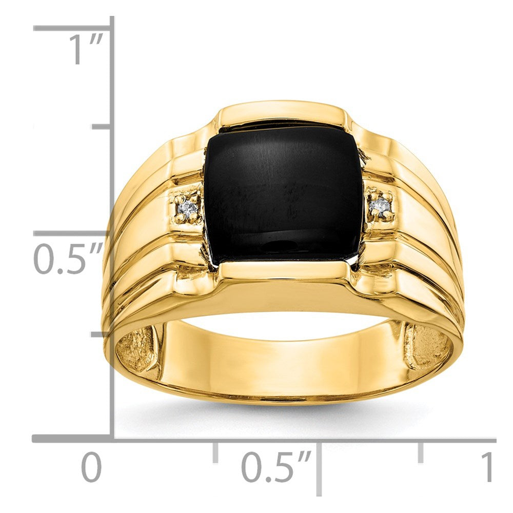 14k AA Diamond men's ring