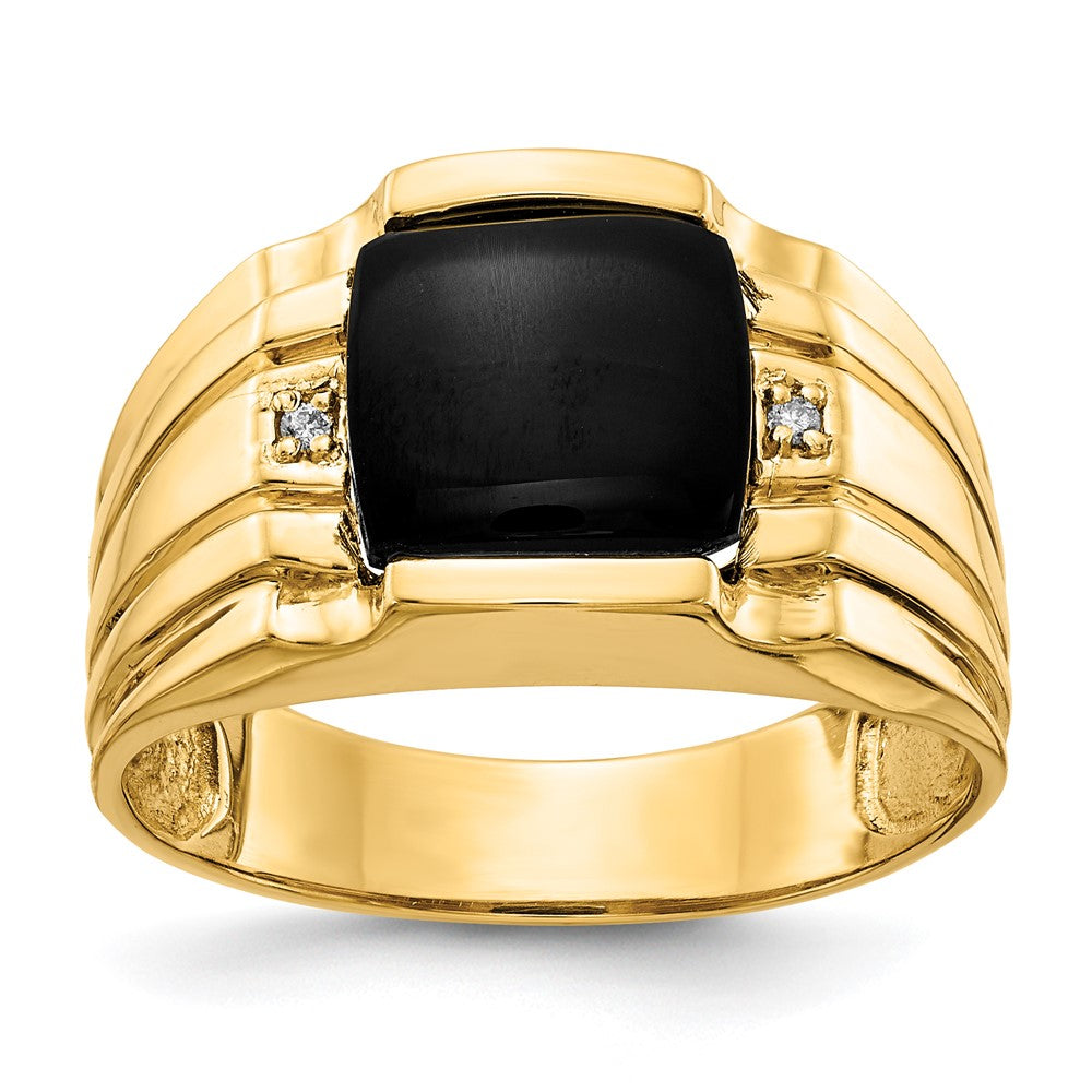 14k AA Diamond men's ring