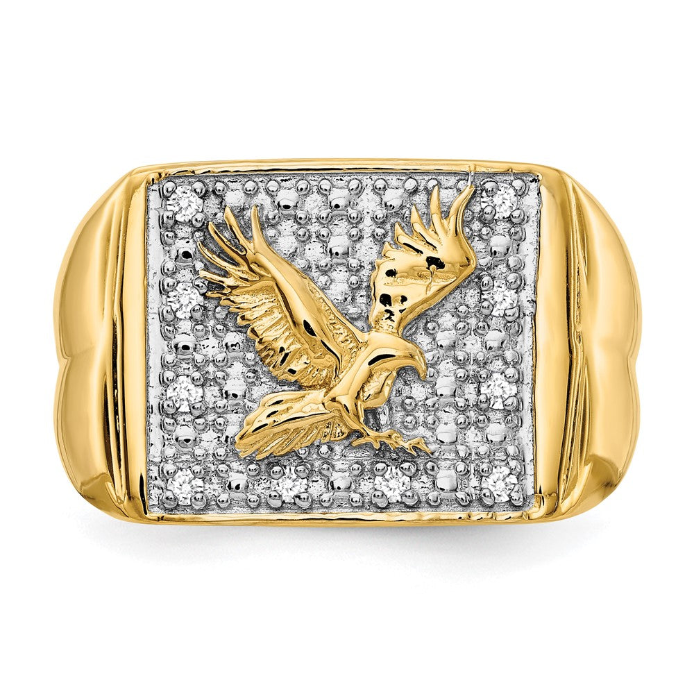 14k AA Diamond men's ring