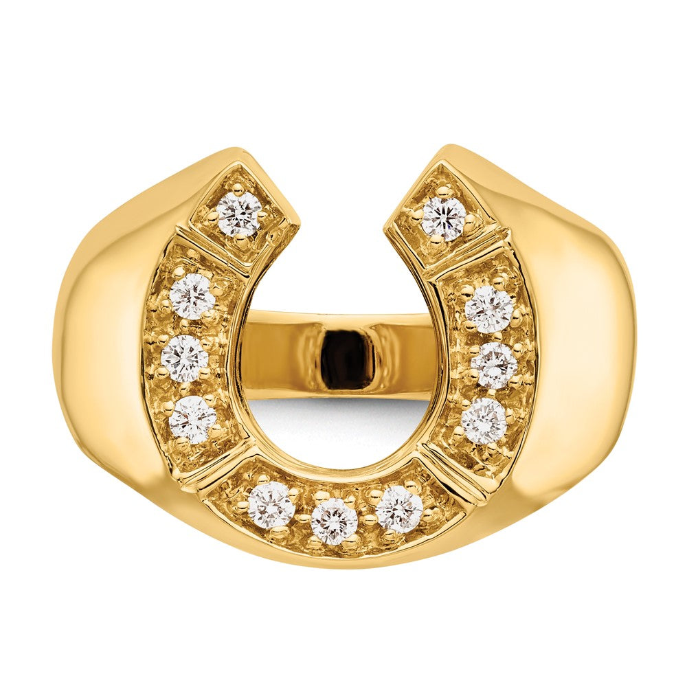 14k AA Diamond men's ring