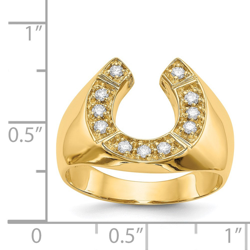 14k AA Diamond men's ring