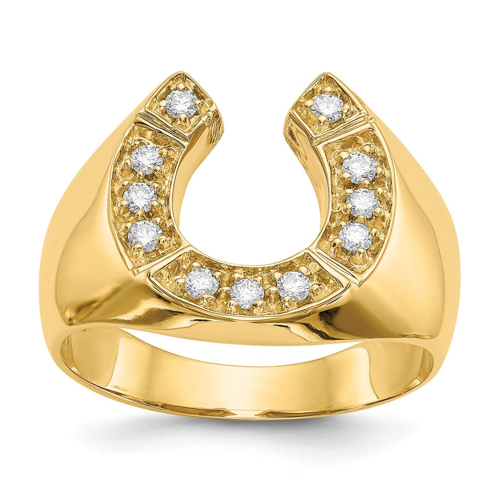 14k AA Diamond men's ring