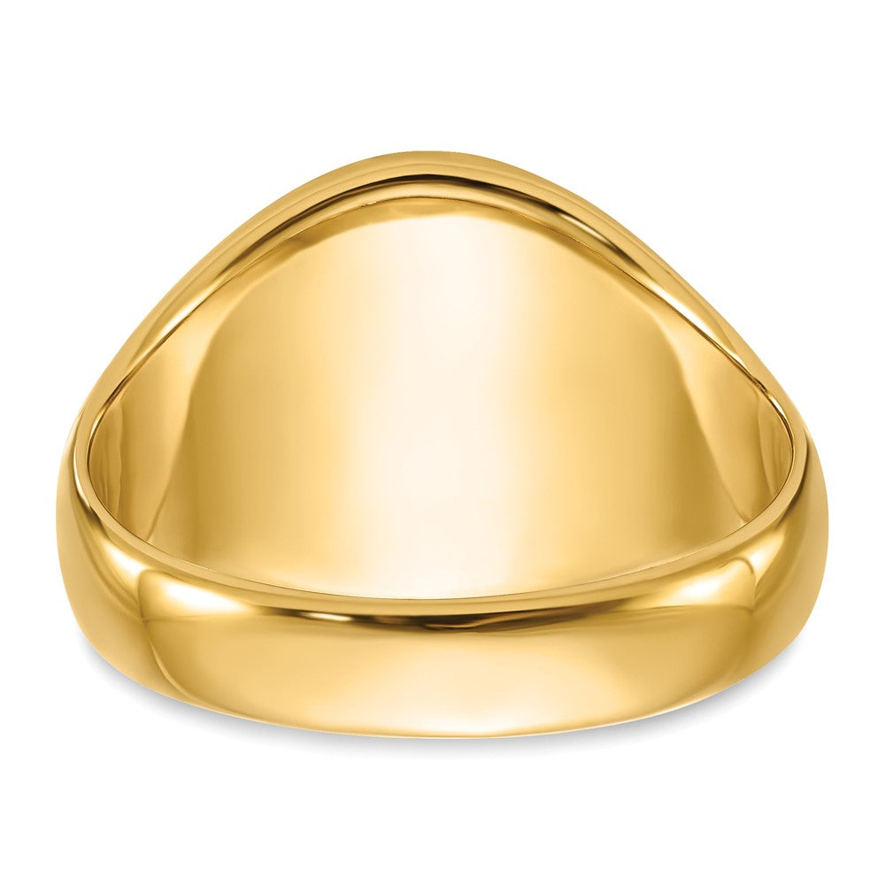 14k Men's Polished & Textured w/ Black Enamel & Onyx Masonic Ring